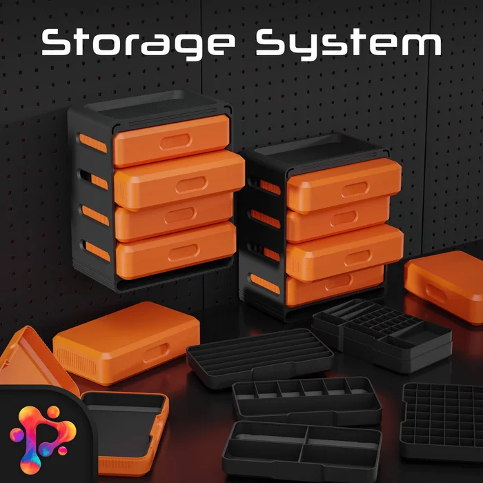 Storage System by Polymeria, a preview image from Creality Cloud