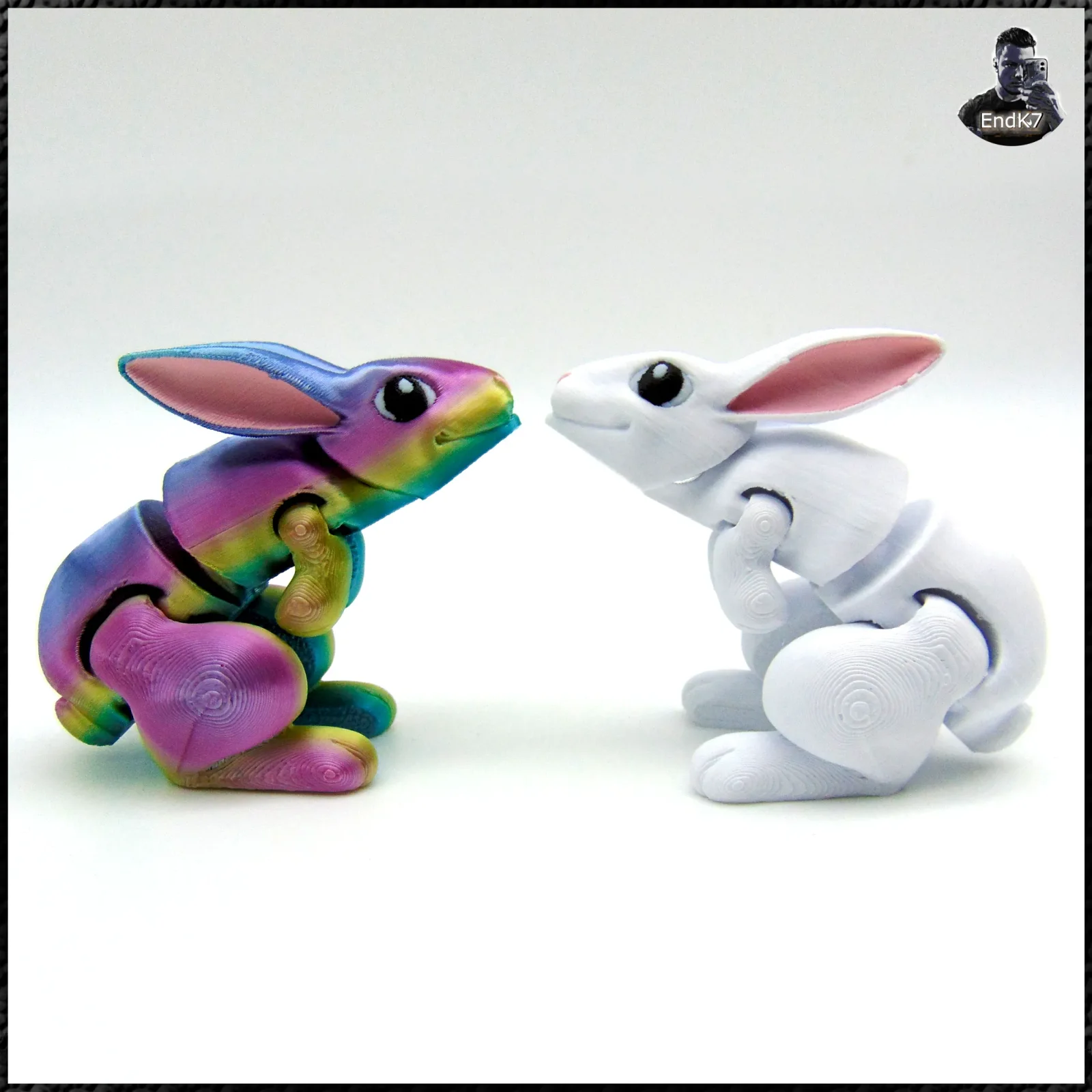 Cute articulated Rabbit, a preview image from Creality Cloud