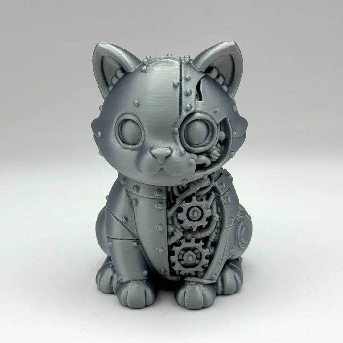Cybrrr Cat – Steampunk Sentinel, a preview image from Creality Cloud