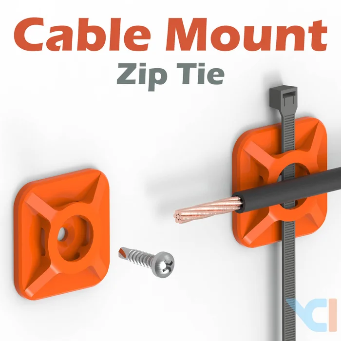 Cable Zip Tie Mount V2, a preview image from Creality Cloud