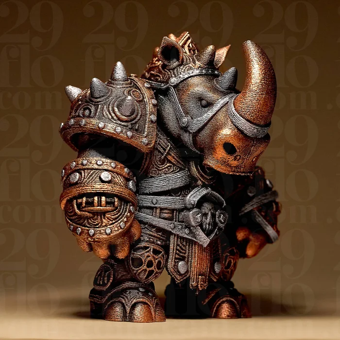 [ 1/4 ] Warrior Minis - RHINO, a preview image from Creality Cloud