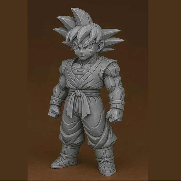 Mecha Goku, a preview image from Creality Cloud