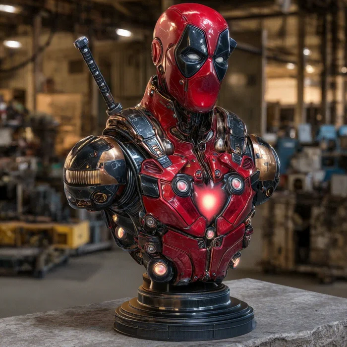 DeadPool Mecha v01, a preview image from Creality Cloud