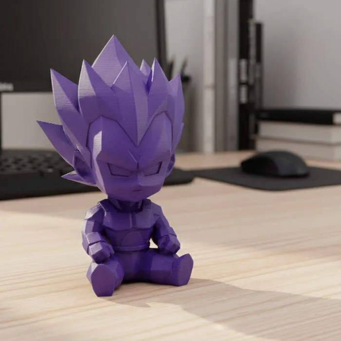 Vegeta Low Poly, a preview image from Creality Cloud