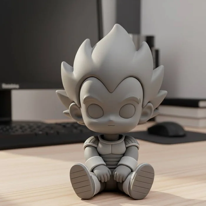 Vegeta Chibi, a preview image from Creality Cloud