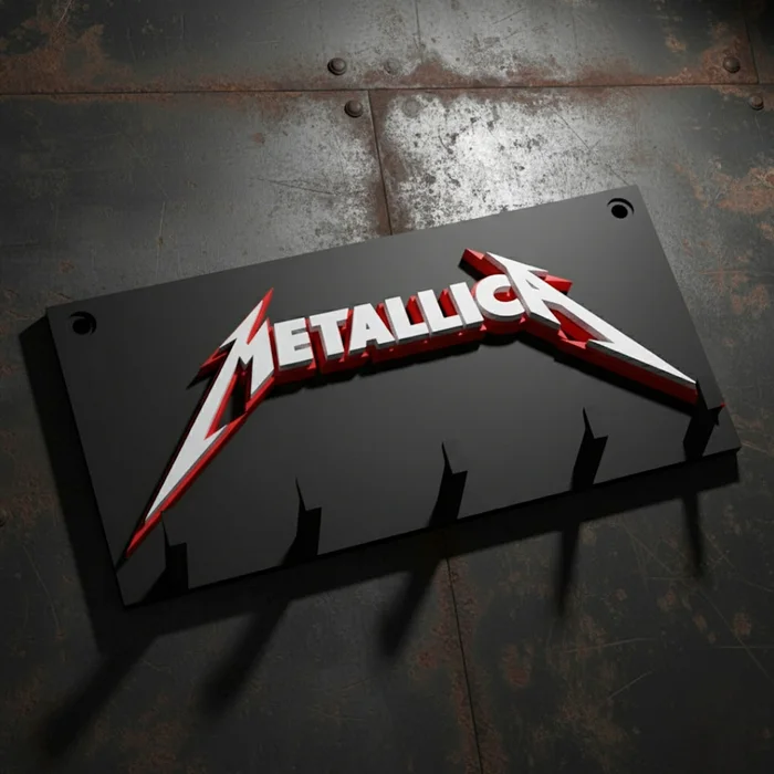 METALLICA KEYHOLDER, a preview image from Creality Cloud