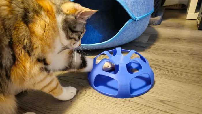 Cat Treat Ball Puzzle, a preview image from Creality Cloud