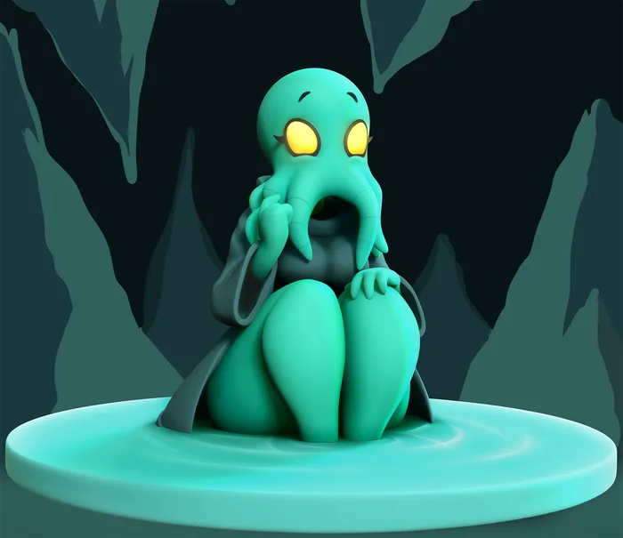 Cutehulu, a preview image from Cults3D