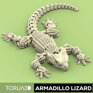 Articulated Lizard Armadillo 001, a preview image from Fab365