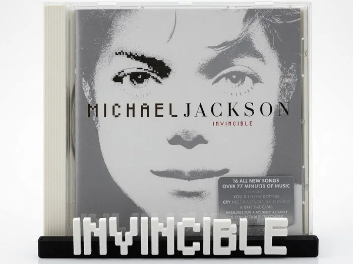 Support mural CD/Vinyle Invincible Michaël Jackson, a preview image from MakerWorld