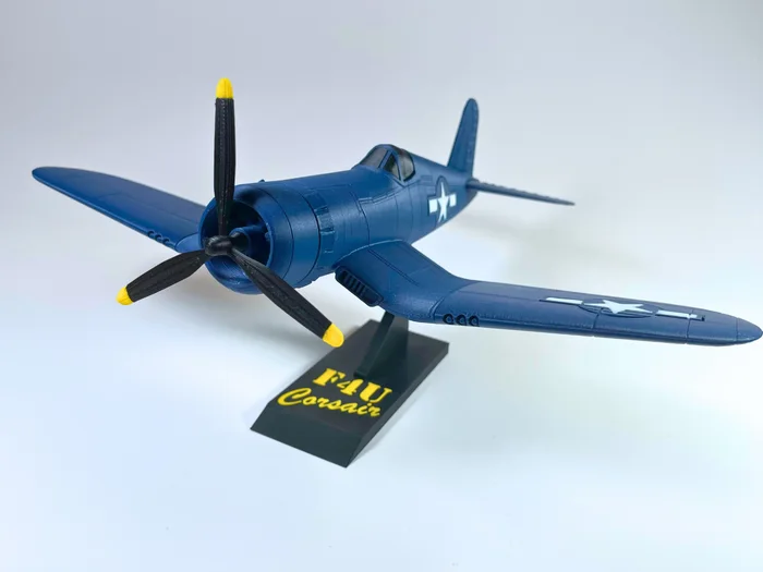 F4U Corsair - 1:48 Scale, a preview image from MakerWorld