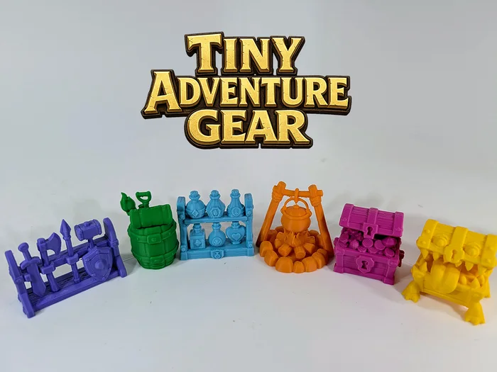 Tiny Adventure Gear, a preview image from MakerWorld