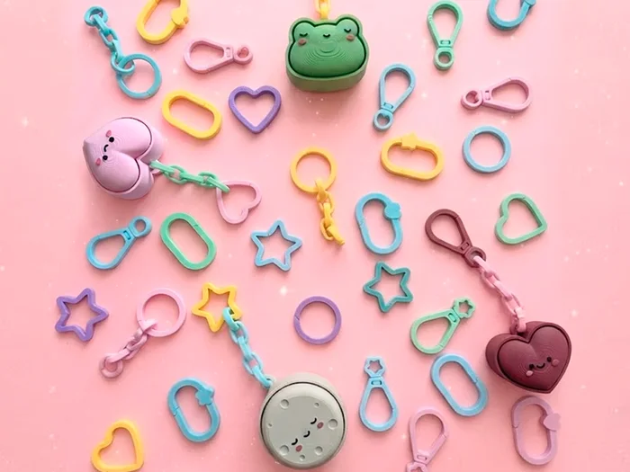 Argollas y Mosquetones Set Accesorios Llaveros, a preview image from MakerWorld