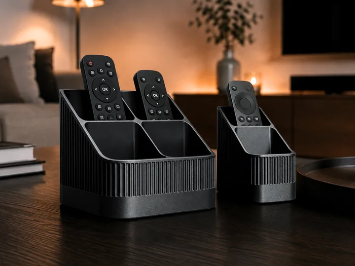 Remote Control Holder | Japandi, a preview image from MakerWorld