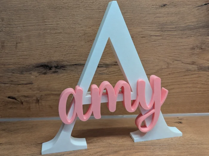 Amy Buchstabenmodell, a preview image from MakerWorld