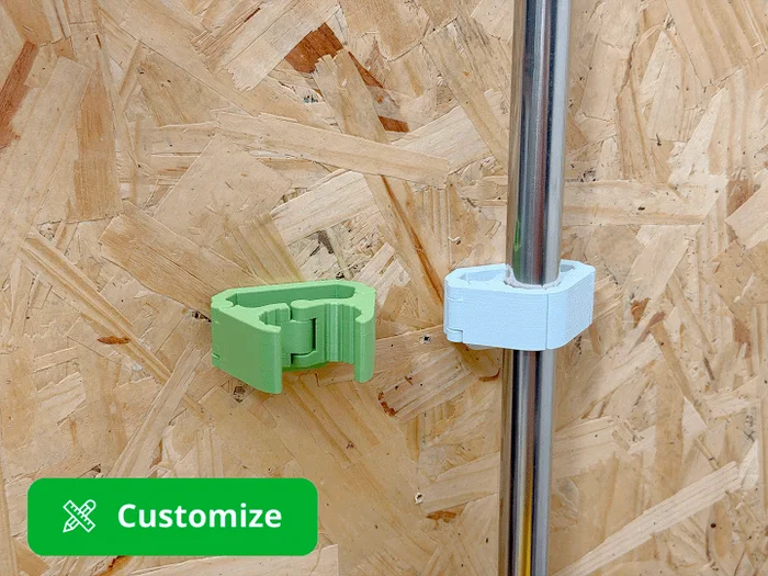 自锁扫帚锁扣（可定制尺寸）, a preview image from MakerWorld
