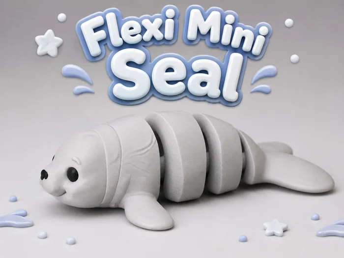 Flexi Mini Seal, a preview image from MakerWorld