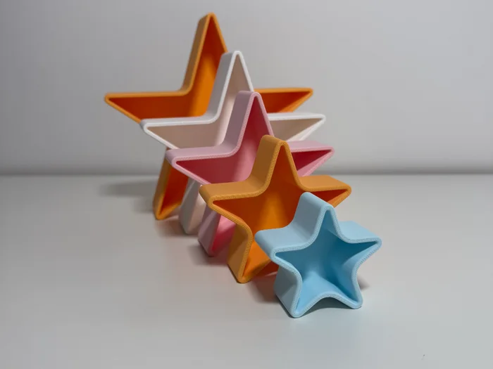 Stacking Star – Open-Ended Toy | Creados Studio, a preview image from MakerWorld