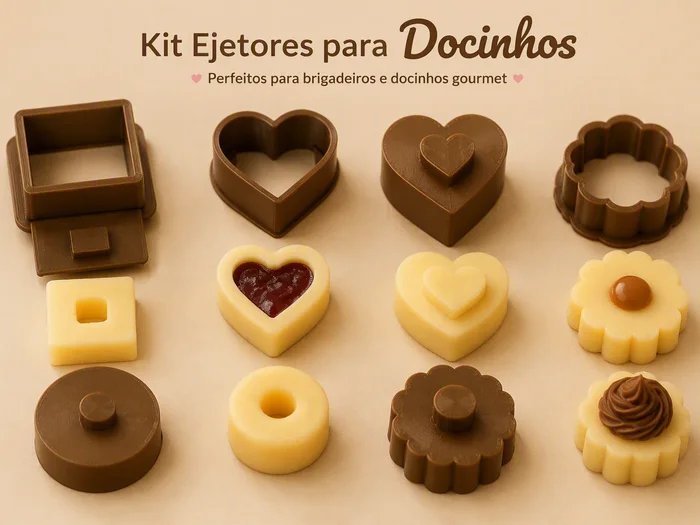 Kit Ejetores para Brigadeiros e Docinhos Gourmet, a preview image from MakerWorld