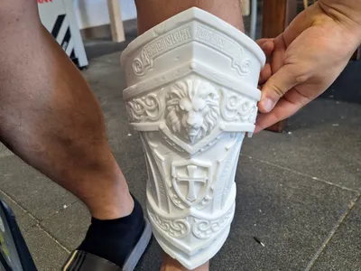 Rüstung Paladin V1 - Arm oder Schienbein, a preview image from MakerWorld