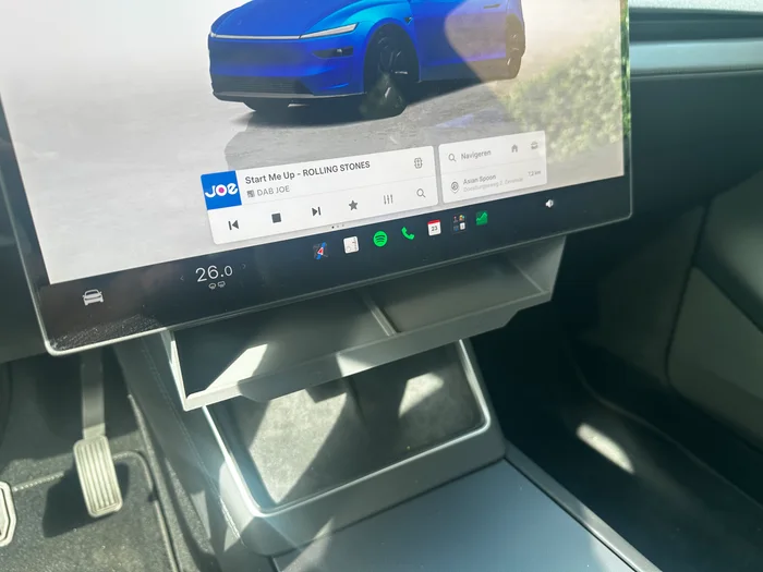 Hidden Dashboard Drawer for Tesla Model Y 2026, a preview image from MakerWorld