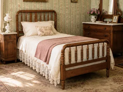 Miniature Jenny Lind Bed Frame, a preview image from MakerWorld