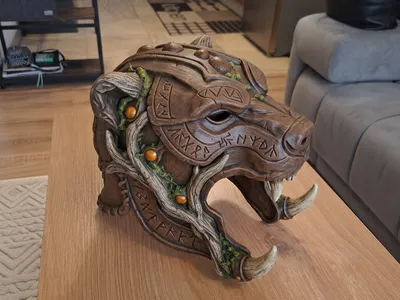 Helm - Druide [Tragbar], a preview image from MakerWorld