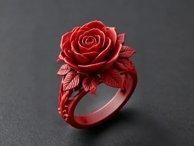 盛放玫瑰・Blazing Full‑Blown Rose, a preview image from MakerWorld