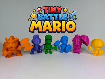Tiny Battle Mario, a preview image from MakerWorld