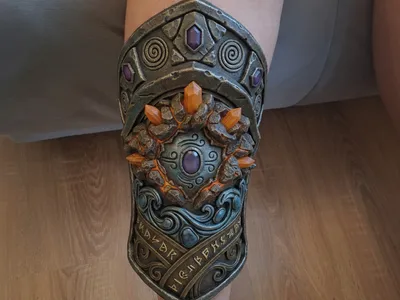 Rüstung Elementar Schamane - Arm oder Schienbein, a preview image from MakerWorld