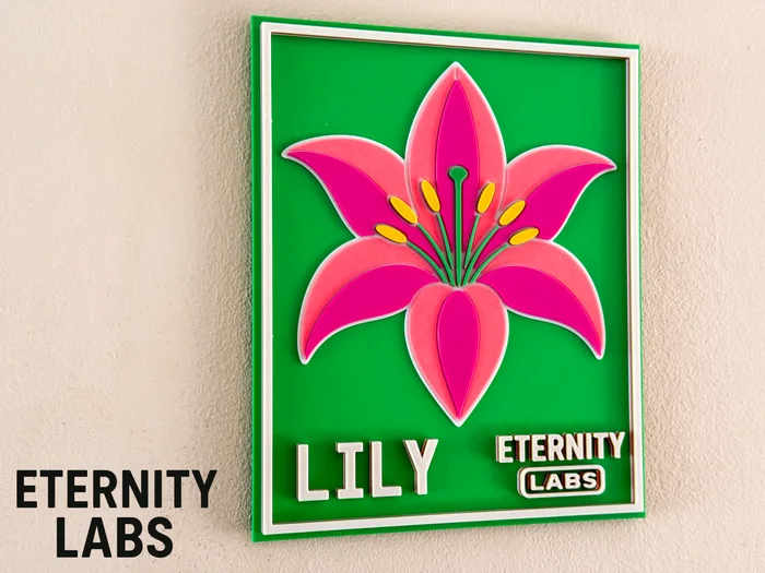 The Lily - Wall Art, a preview image from MakerWorld