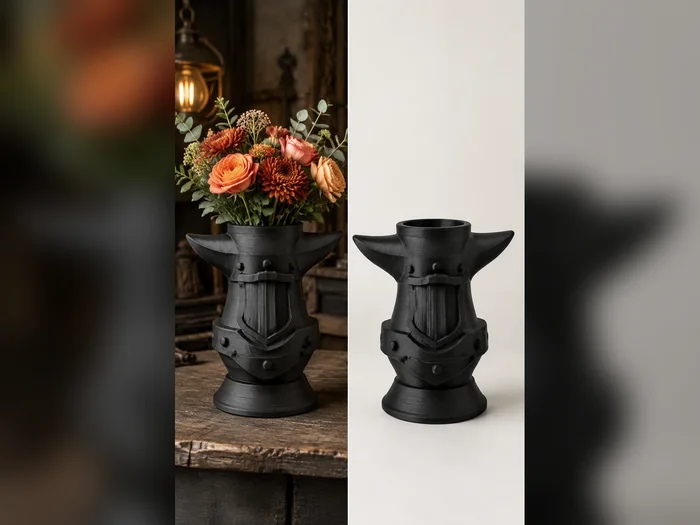 Anvil Flower Vase, a preview image from MakerWorld