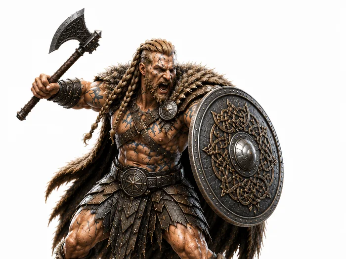 Eirik Bloodshield, a preview image from MakerWorld