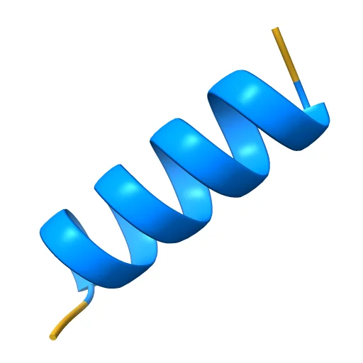 Pi Helix - Secondary Structure, a preview image from NIH 3D
