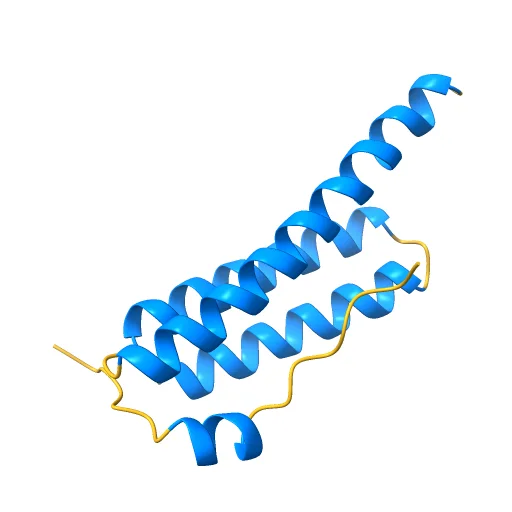 Crystal Structure of Vps4 MIT-Vfa1 MIM2, a preview image from NIH 3D
