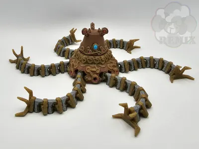 Flexi Guardian - Rotating Head Remix (Zelda Breath of the Wild), a preview image from Printables
