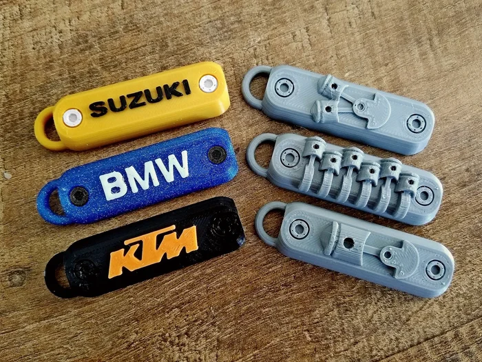Motorcycle Key Ring, a preview image from Printables