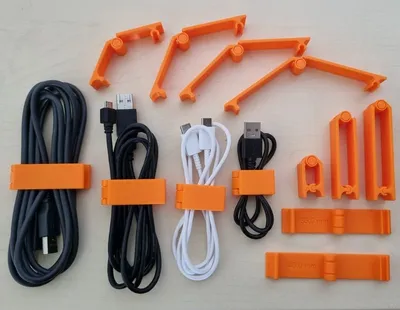 Cable Organizer / Clip - Easy to open, Print in place, a preview image from Printables