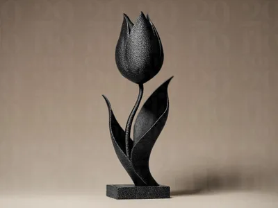 Tulip Decor Figurine, a preview image from Printables