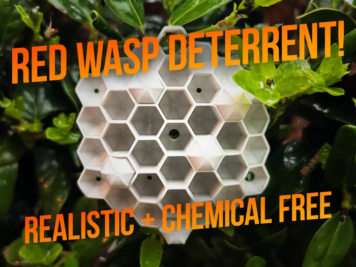 Realistic RED WASP Deterrent, a preview image from Printables