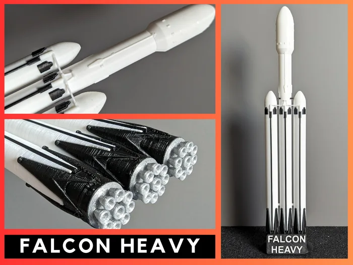 FALCON HEAVY, a preview image from Printables