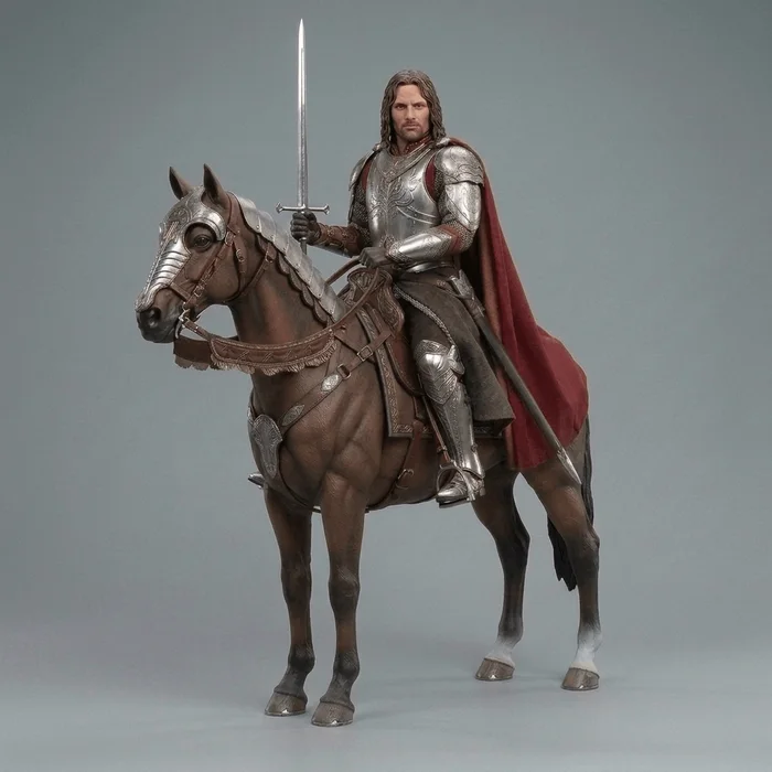 Lord of the Rings - Aragorn on Brego, a preview image from Printables
