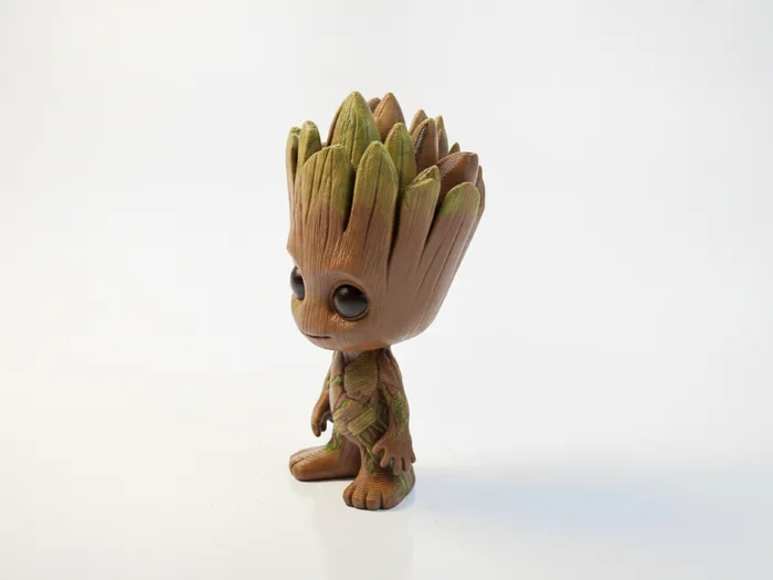Baby Groot Figurine Chibi Cute 3D Printable, a preview image from Printables