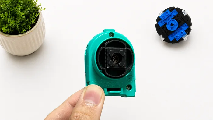 LEGO Beyblade Launcher Converter, a preview image from Printables