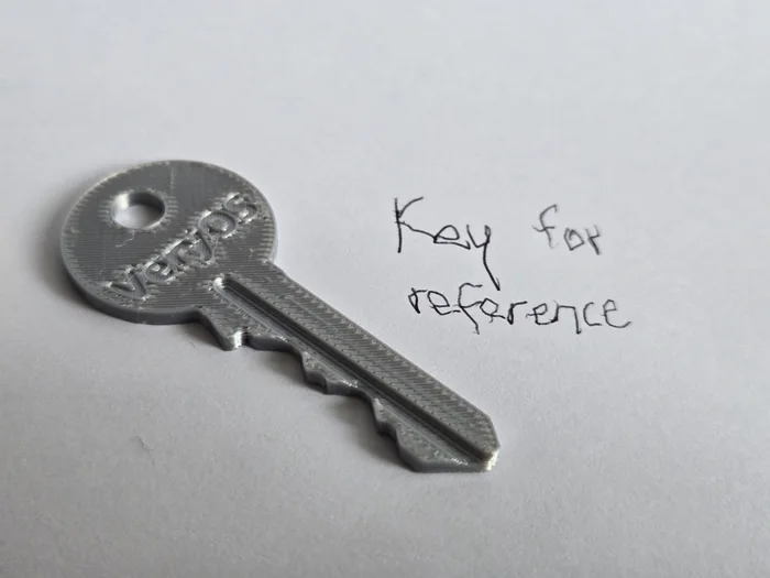 Key - Yale Style - for reference, a preview image from Printables