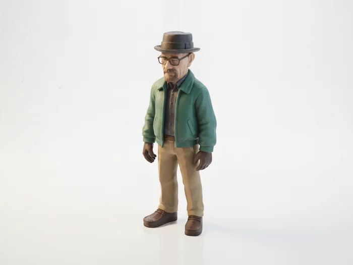 Walter White Figurine Breaking Bad 3D Printable, a preview image from Printables