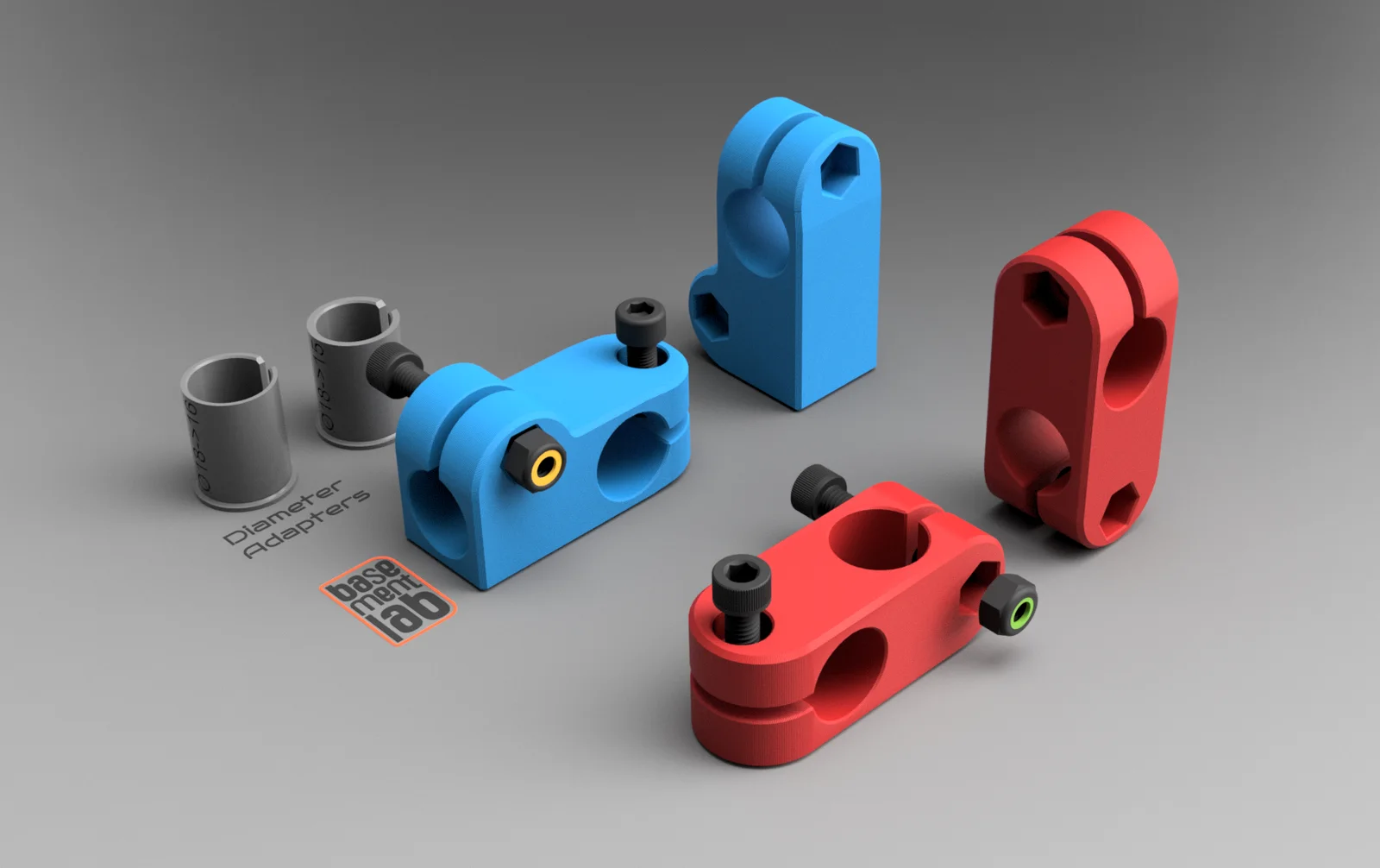 2-Way Linear Actuator Connectors for Ø18mm linear rail, a preview image from Printables