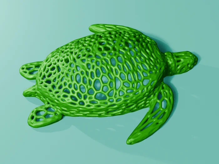 Turtle Voronoi, a preview image from Printables