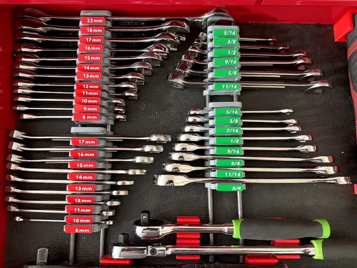 Tool/Wrench Organizer, a preview image from Printables
