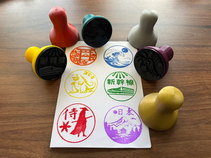 Stamp Kit - Stempel Set - Japan Eki Stamps, a preview image from Printables